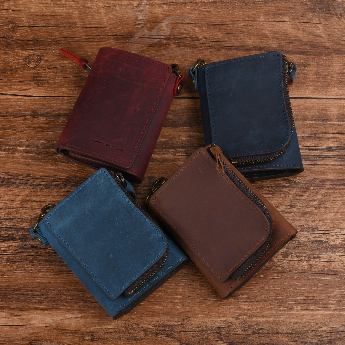 OIL WAX LEATHER SHORT WALLET - 画像 (2)