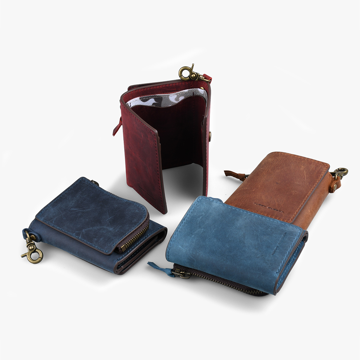 OIL WAX LEATHER SHORT WALLET