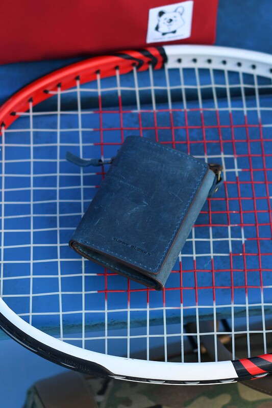 OIL WAX LEATHER SHORT WALLET