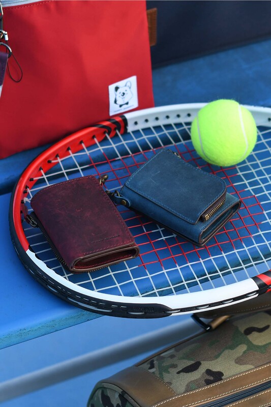 OIL WAX LEATHER SHORT WALLET