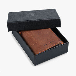 OIL WAX LEATHER SHORT WALLET