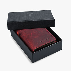 OIL WAX LEATHER SHORT WALLET