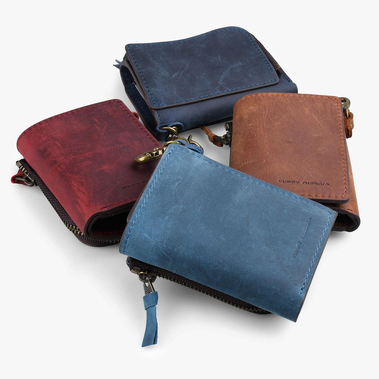 OIL WAX LEATHER SHORT WALLET