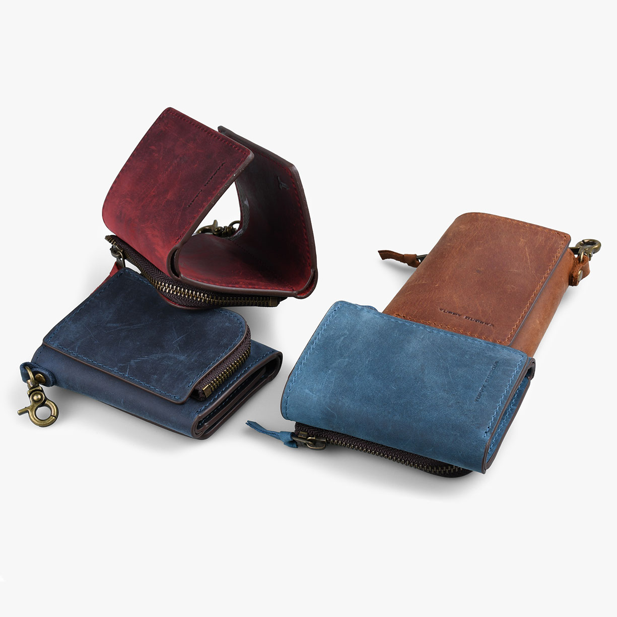 OIL WAX LEATHER SHORT WALLET
