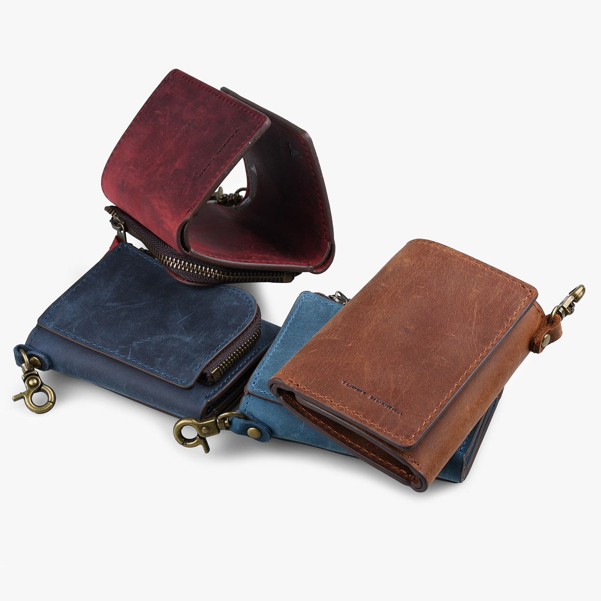 OIL WAX LEATHER SHORT WALLET