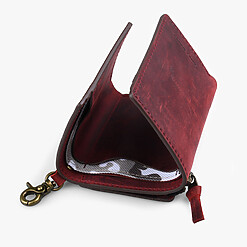 OIL WAX LEATHER SHORT WALLET