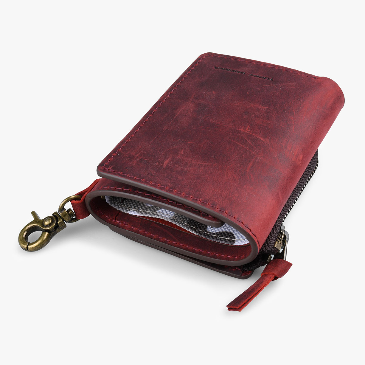 OIL WAX LEATHER SHORT WALLET