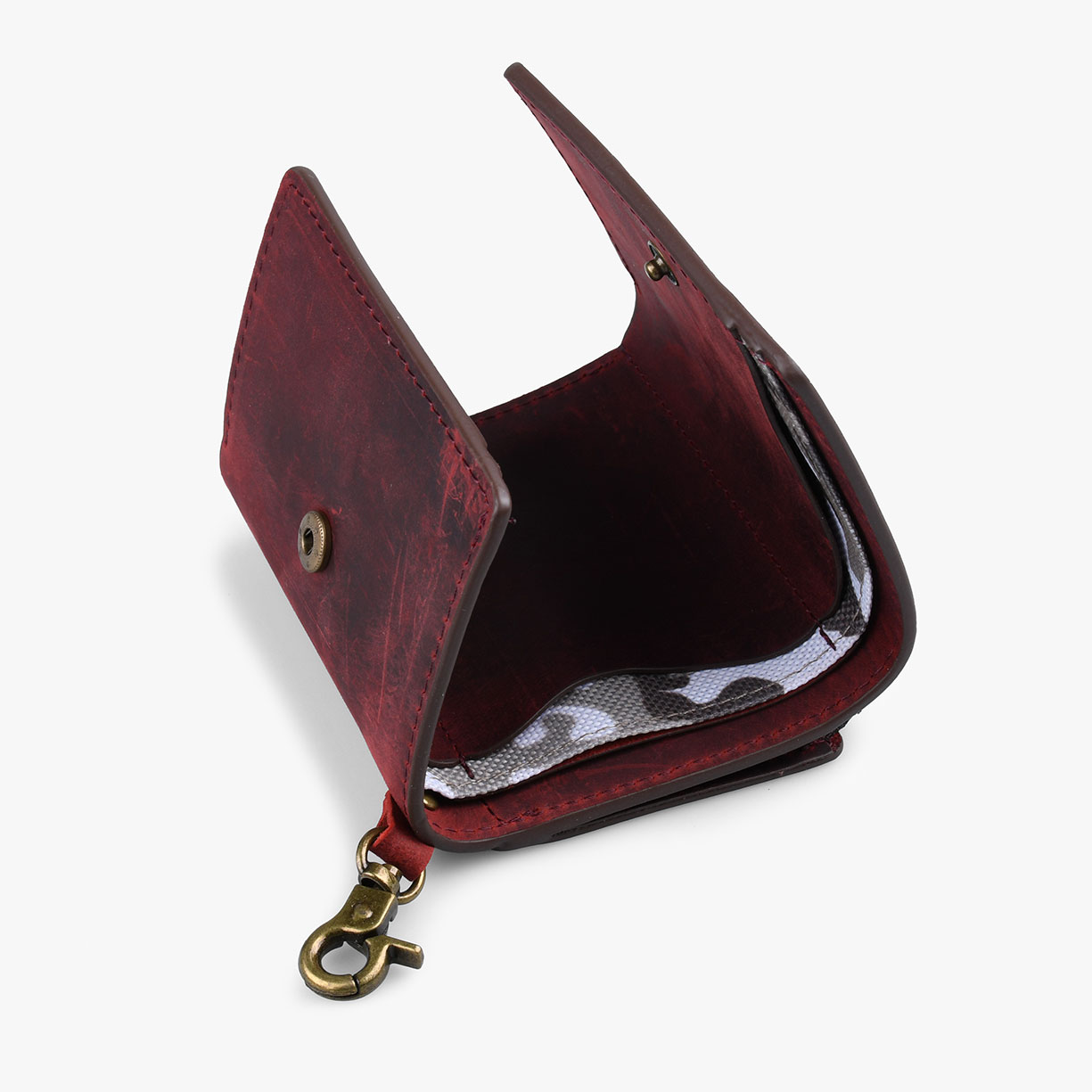 OIL WAX LEATHER SHORT WALLET