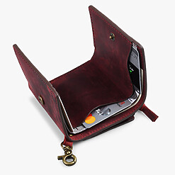 OIL WAX LEATHER SHORT WALLET