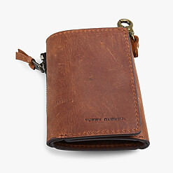 OIL WAX LEATHER SHORT WALLET