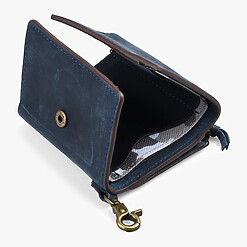 OIL WAX LEATHER SHORT WALLET