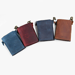 OIL WAX LEATHER SHORT WALLET