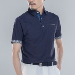 MENS NYLON SOLID-CLR POLO
