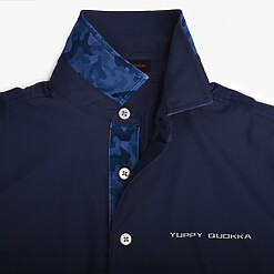 MENS NYLON SOLID-CLR POLO