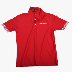 MENS NYLON SOLID-CLR POLO