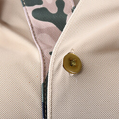 MENS NYLON SOLID-CLR POLO