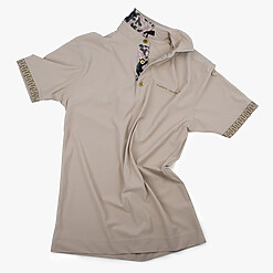 MENS NYLON SOLID-CLR POLO