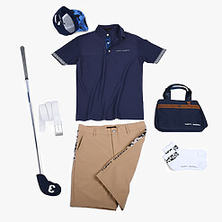 MENS NYLON SOLID-CLR POLO
