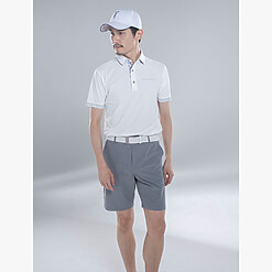 MENS NYLON SOLID-CLR POLO