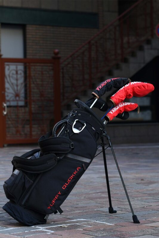 LUX CF | 9.0 STAND CADDIE BAG - BLACK