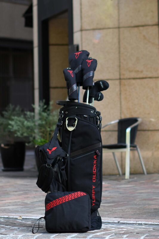 LUX CF | 9.0 STAND CADDIE BAG - BLACK
