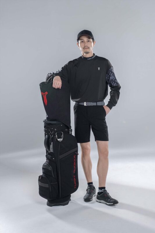 LUX CF | 9.0 STAND CADDIE BAG - BLACK