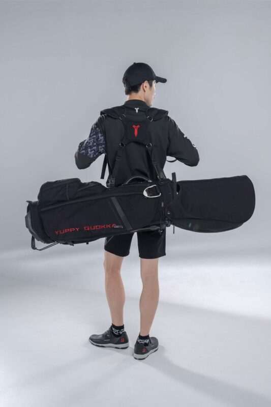 LUX CF | 9.0 STAND CADDIE BAG - BLACK