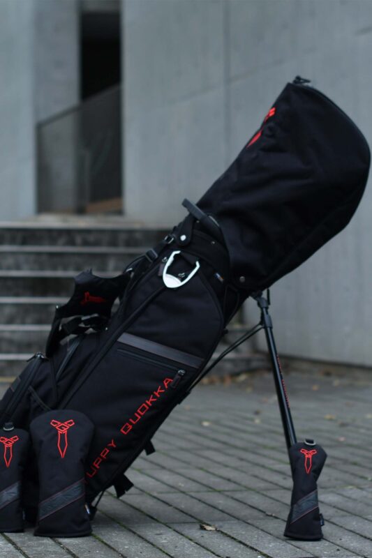 LUX CF | 9.0 STAND CADDIE BAG - BLACK