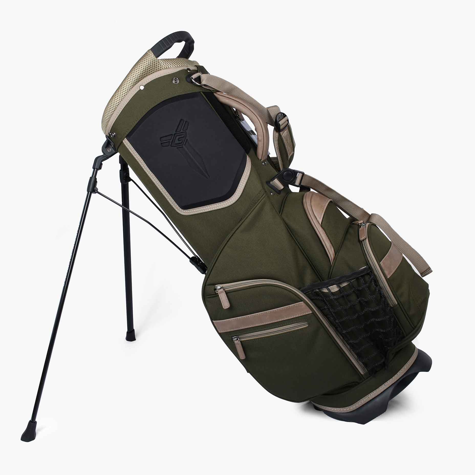 LUX CF | 9.0 STAND CADDIE BAG - OLIVE - 画像 (5)