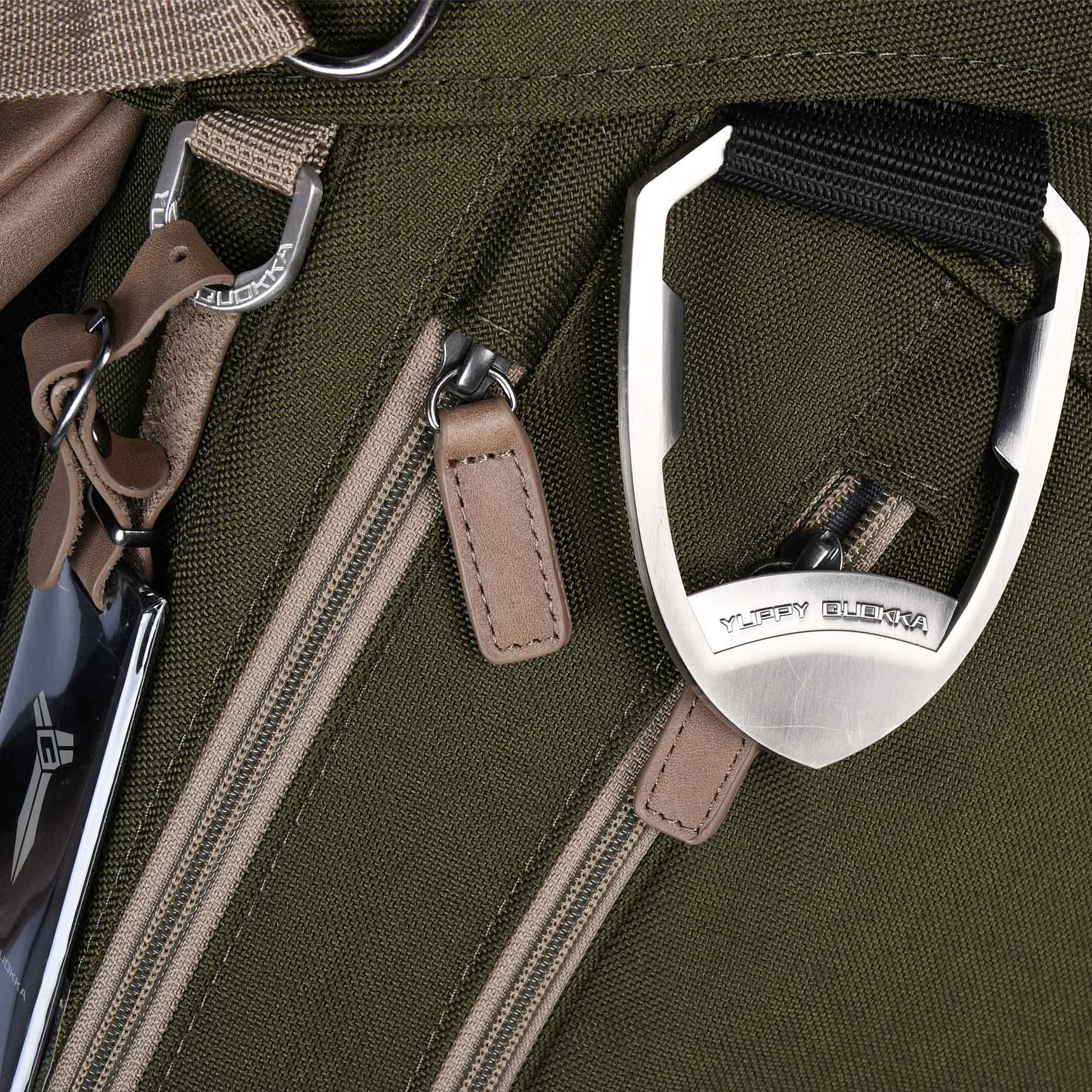 LUX CF | 9.0 STAND CADDIE BAG - OLIVE - 画像 (8)