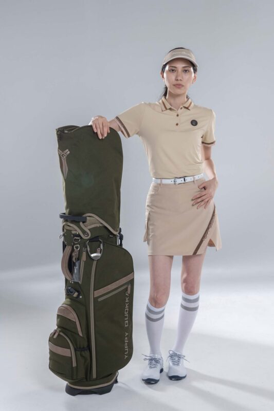 LUX CF | 9.0 STAND CADDIE BAG - OLIVE