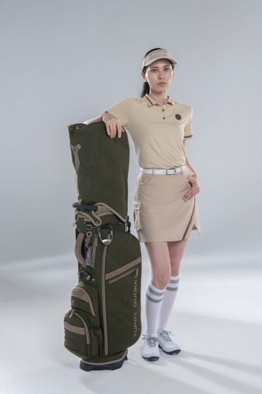LUX CF | 9.0 STAND CADDIE BAG - OLIVE