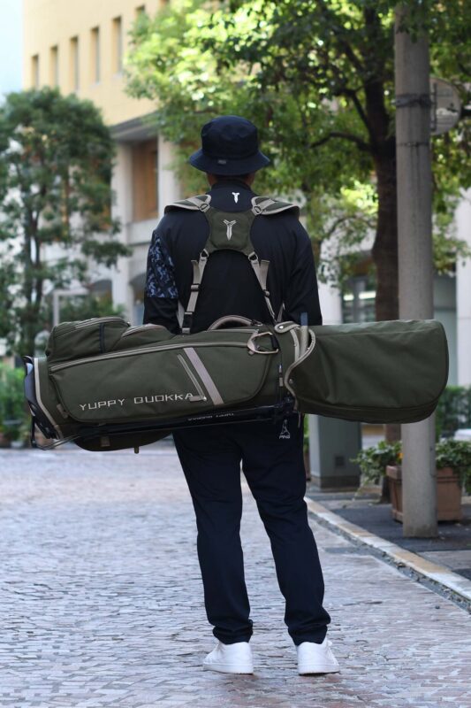LUX CF | 9.0 STAND CADDIE BAG - OLIVE