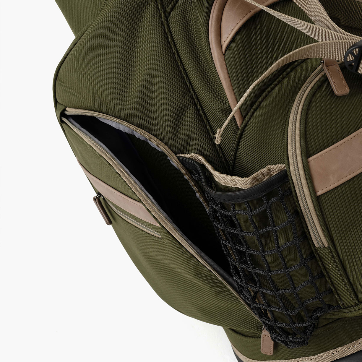 LUX CF | 9.0 STAND CADDIE BAG - OLIVE - 画像 (18)