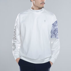STRETCH PREMIUM CAMO MOCK NECK