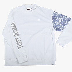 STRETCH PREMIUM CAMO MOCK NECK