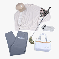 STRETCH PREMIUM CAMO MOCK NECK