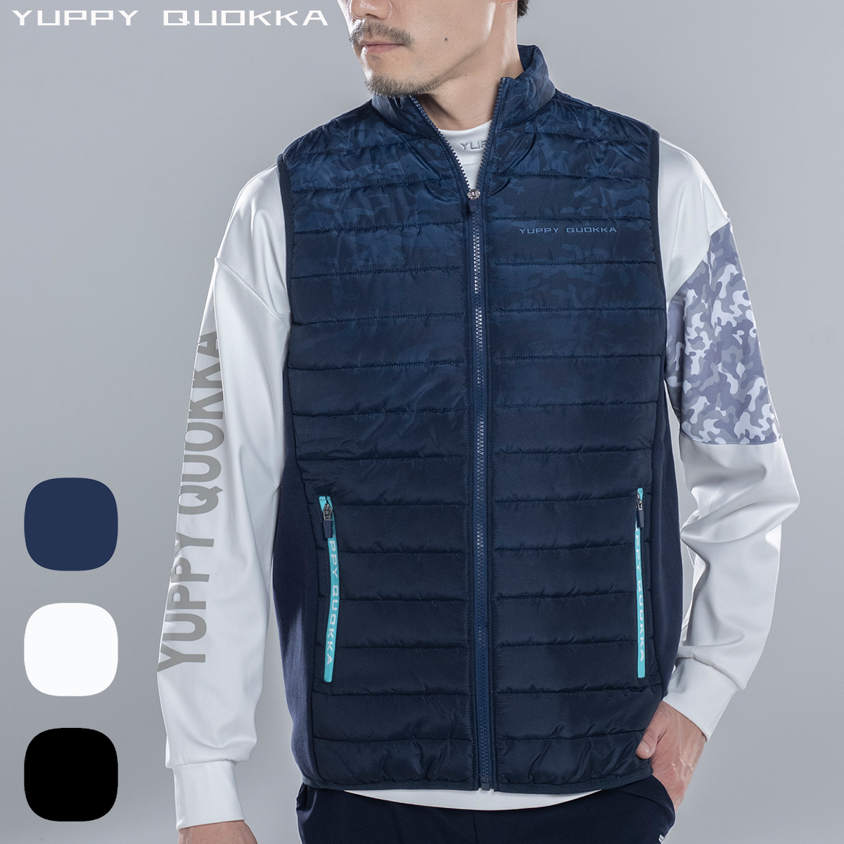 PREMUIM OMBRE CAMO GOLF VEST - 画像 (2)