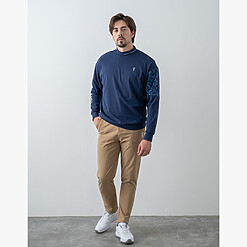 STRETCH PREMIUM CAMO MOCK NECK