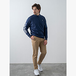 STRETCH PREMIUM CAMO MOCK NECK