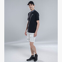 MENS NYLON SOLID-CLR MOCK