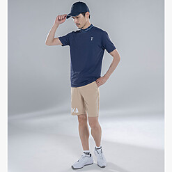 MENS NYLON SOLID-CLR MOCK