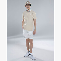 MENS NYLON SOLID-CLR MOCK