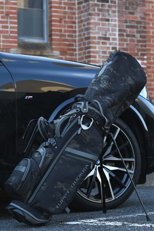 LUX CM | 9.0 STAND CADDIE BAG - MULTICAM BLACK