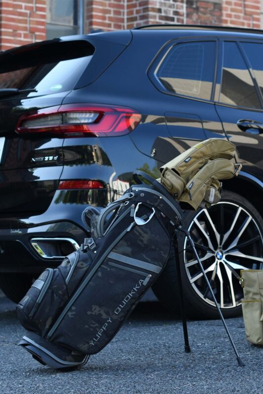 LUX CM | 9.0 STAND CADDIE BAG - MULTICAM BLACK
