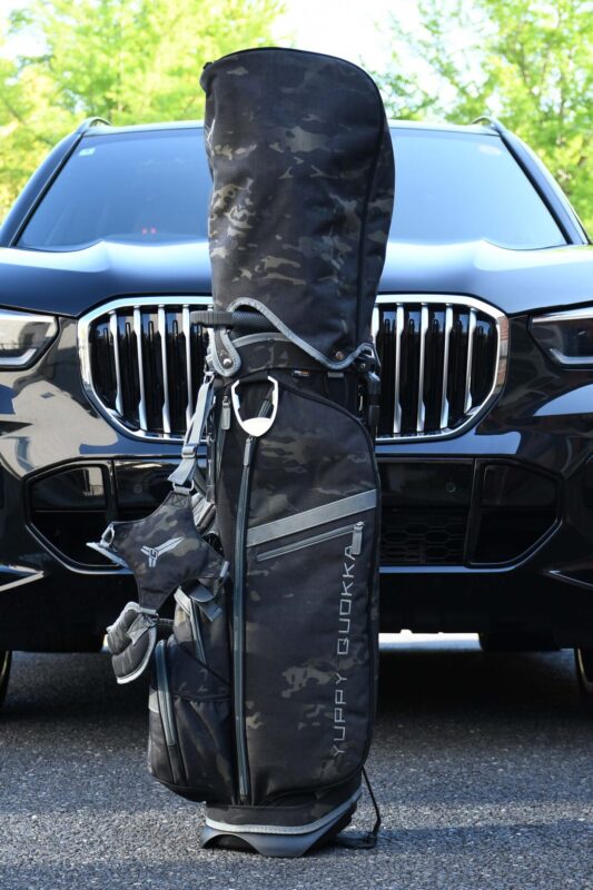 LUX CM | 9.0 STAND CADDIE BAG - MULTICAM BLACK