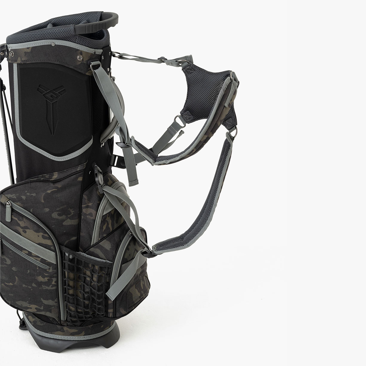 LUX CM | 9.0 STAND CADDIE BAG - MULTICAM BLACK - 画像 (8)