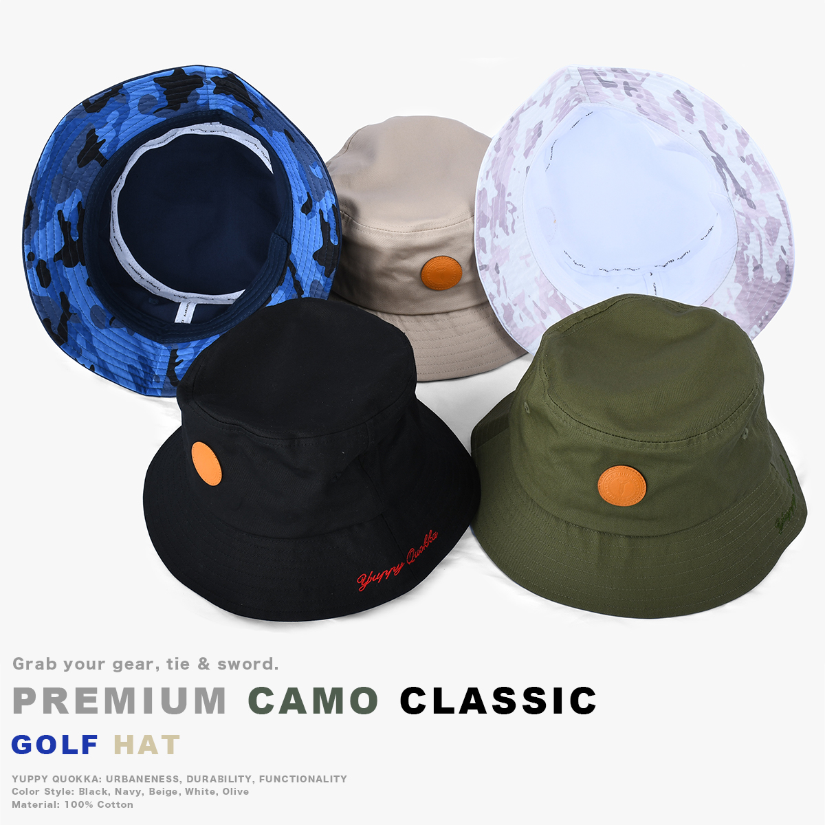 PREMIUM CAMO CLASSIC GOLF HAT - 画像 (3)