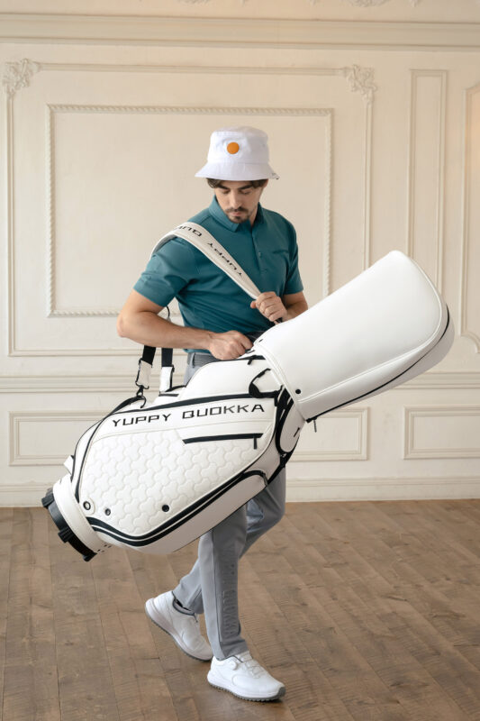 PREMIUM ARMOR CADDIE BAG - WHITE