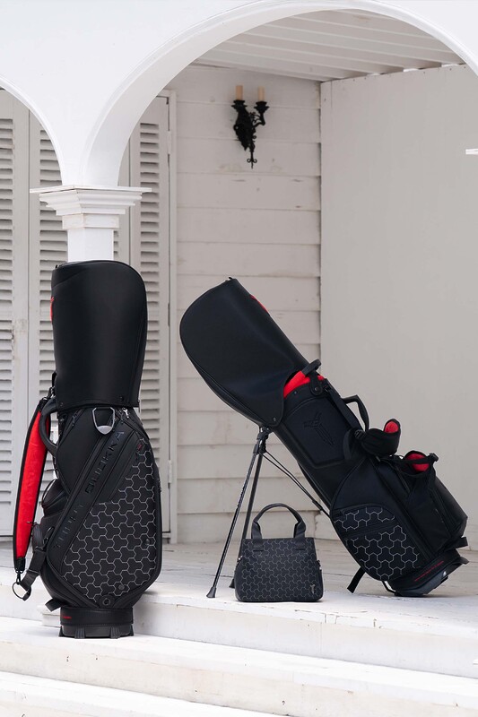 PREMIUM ARMOR CADDIE BAG - BLACK